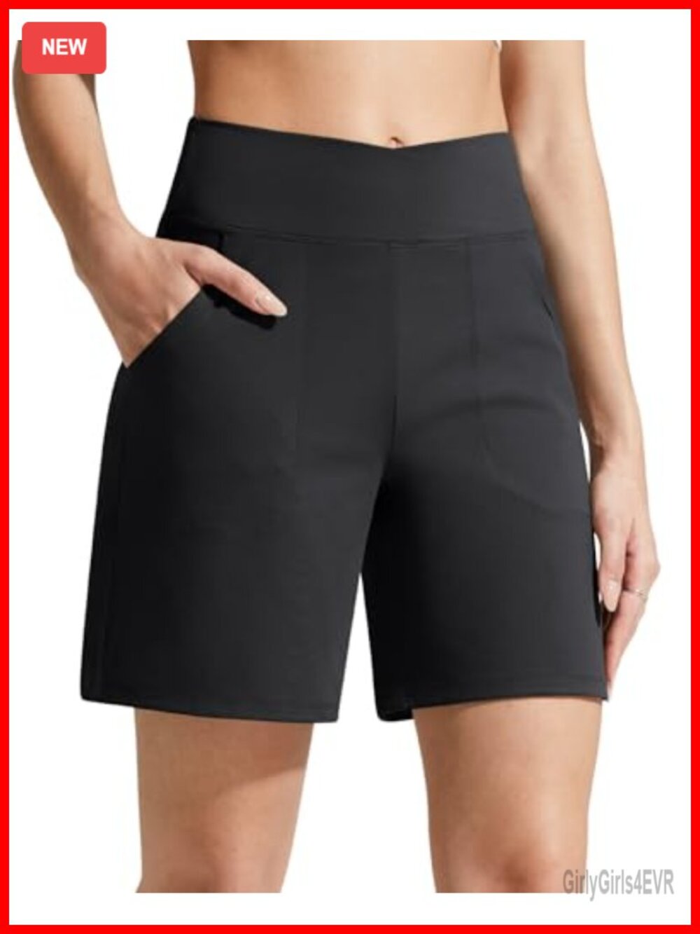 G4Free Athletic Shorts with Pockets Cross Waist Sweatshorts